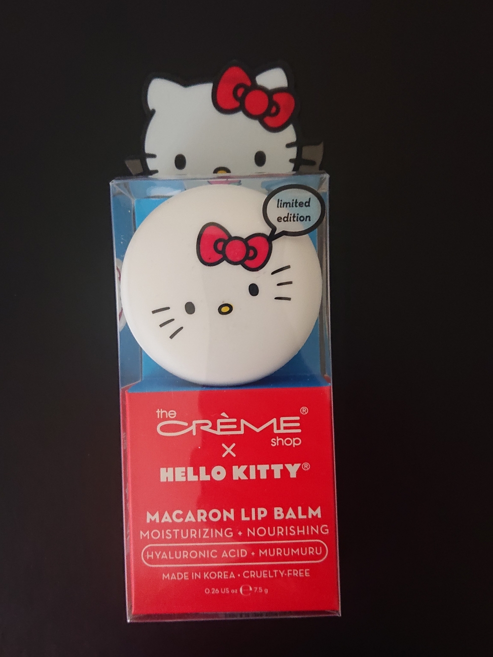 2024 Sanrio Co - Limited Hello Kitty Macaron Lip Balm (Mixed Berry) - Creme Shop